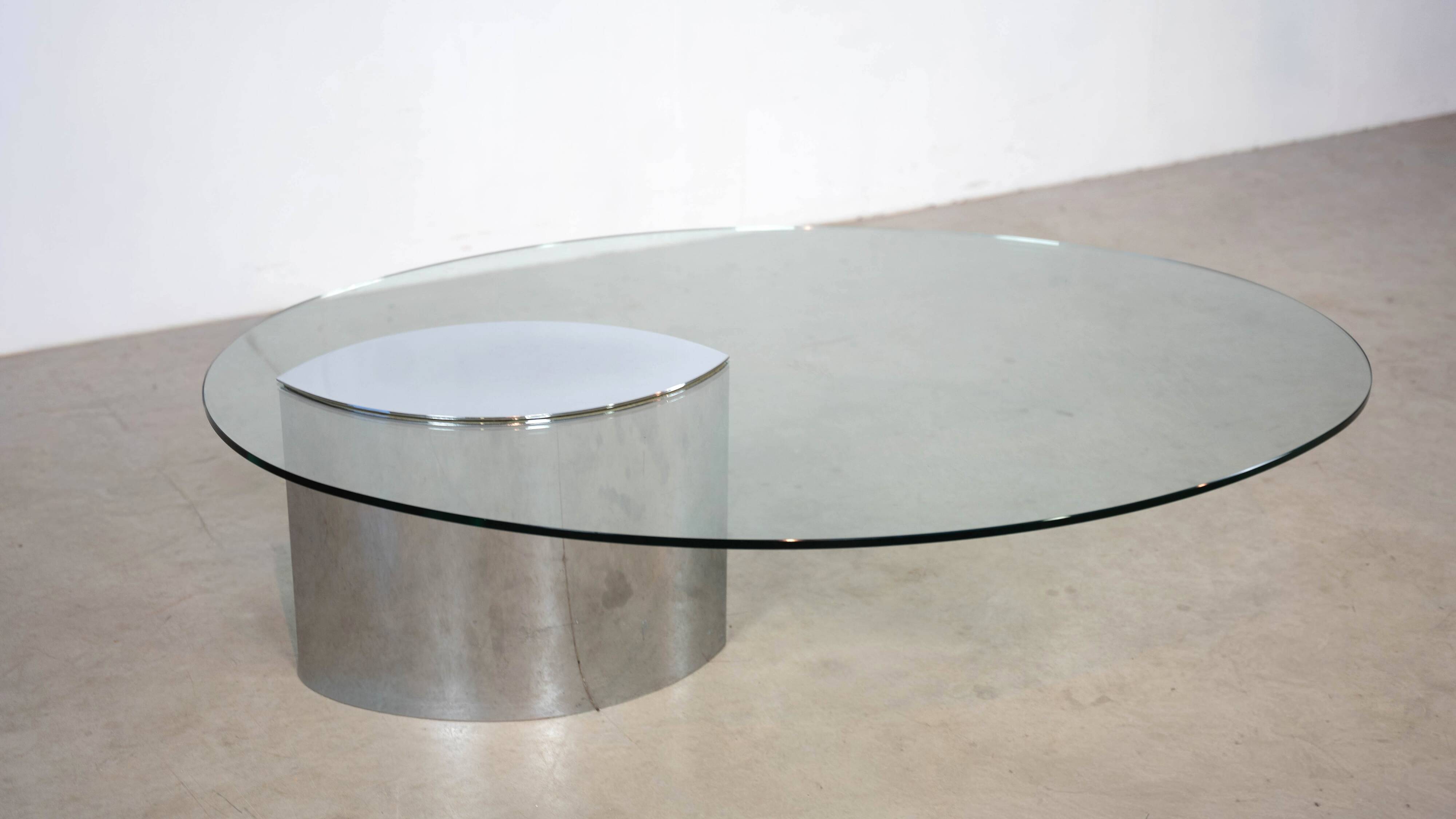 Italian "Lunario" coffee table by Cini Boeri for Gavina