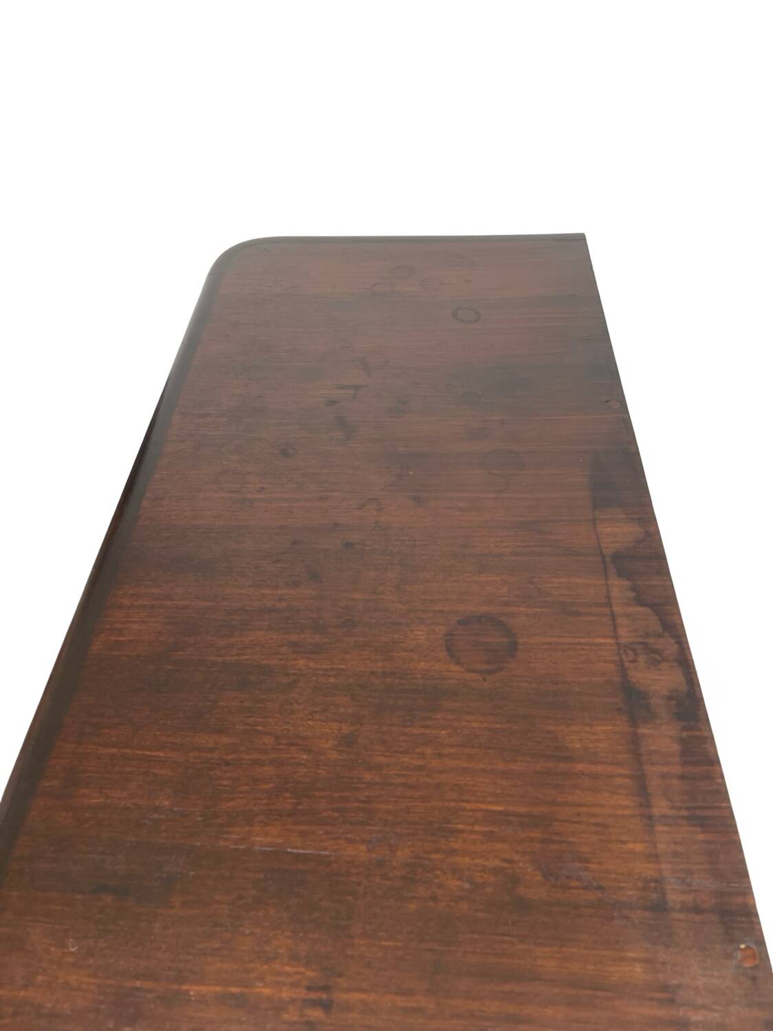 Commode italienne Art déco en ronce de noyer, années 1920