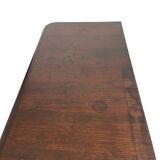 Commode italienne Art déco en ronce de noyer, années 1920