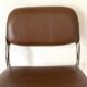 Chaise vintage en chrome et skaï