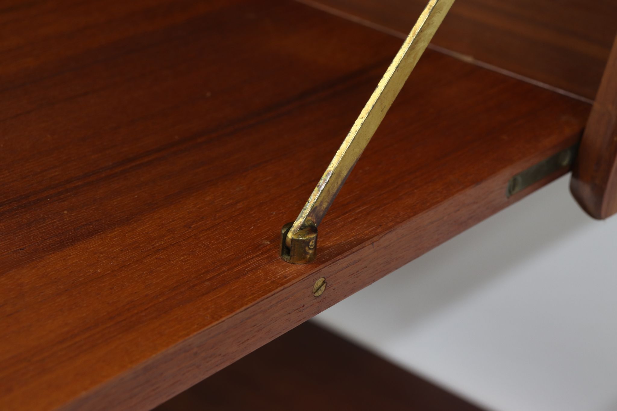 Teak Wall Unit by Louis van Teeffelen for WeBe 1950's