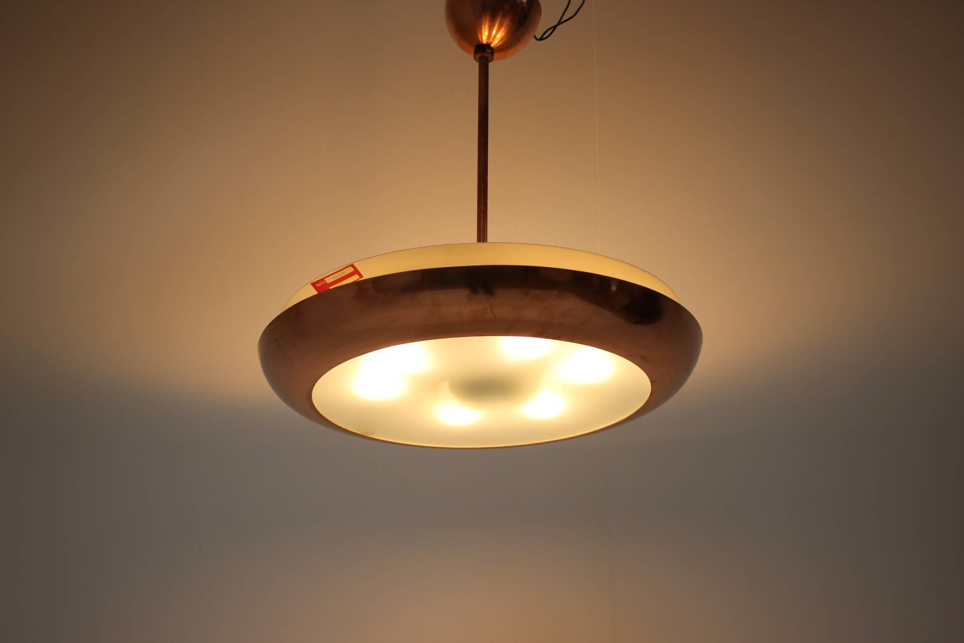 Napako ufo candlestick, 1930s, czechoslovakia