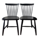 Pair of Swedish wooden chairs by Swen Éric Fryklung 1950