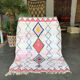Berber carpet Boucherouite 215 x 150 cm