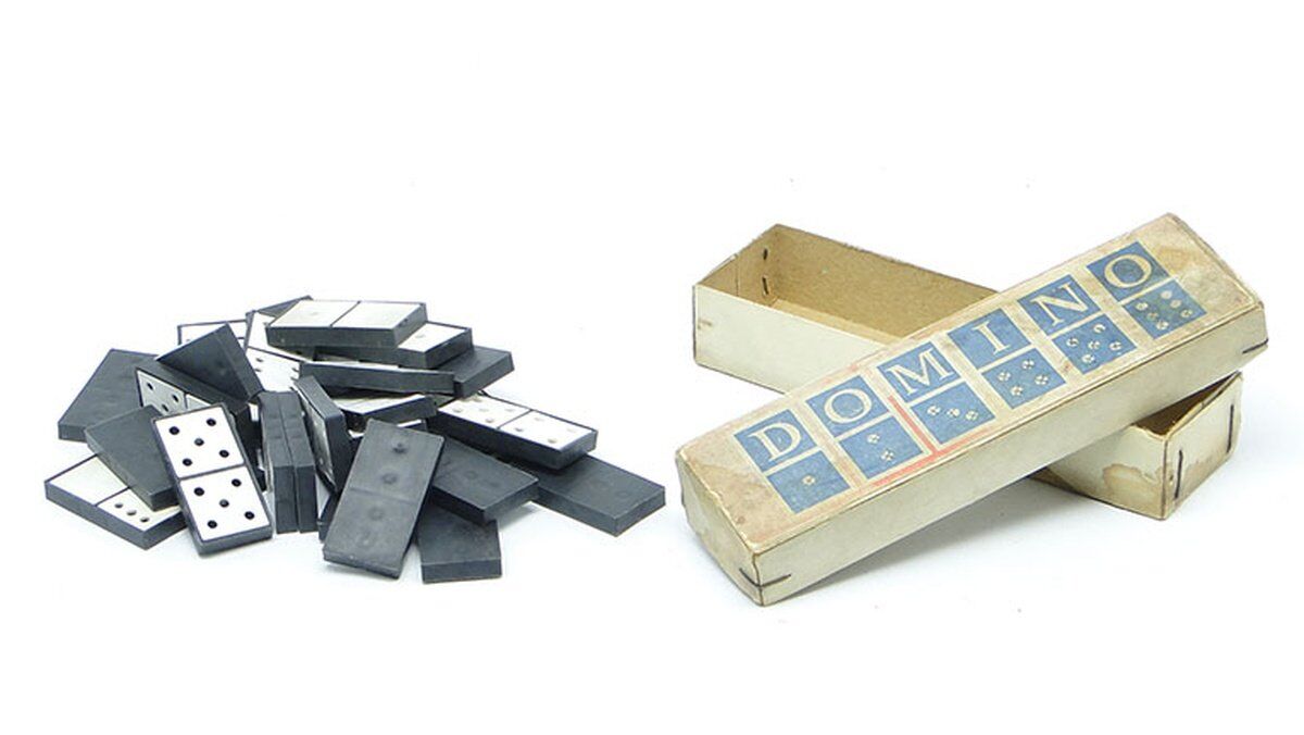 Postmodern domino game, Poland, 1970s, set of 28