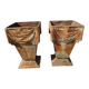 Pair of cast iron vases from 1900 in Charleville - Mézières