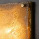 Sculptural Murano ice glass wall lamp, Italy 1970