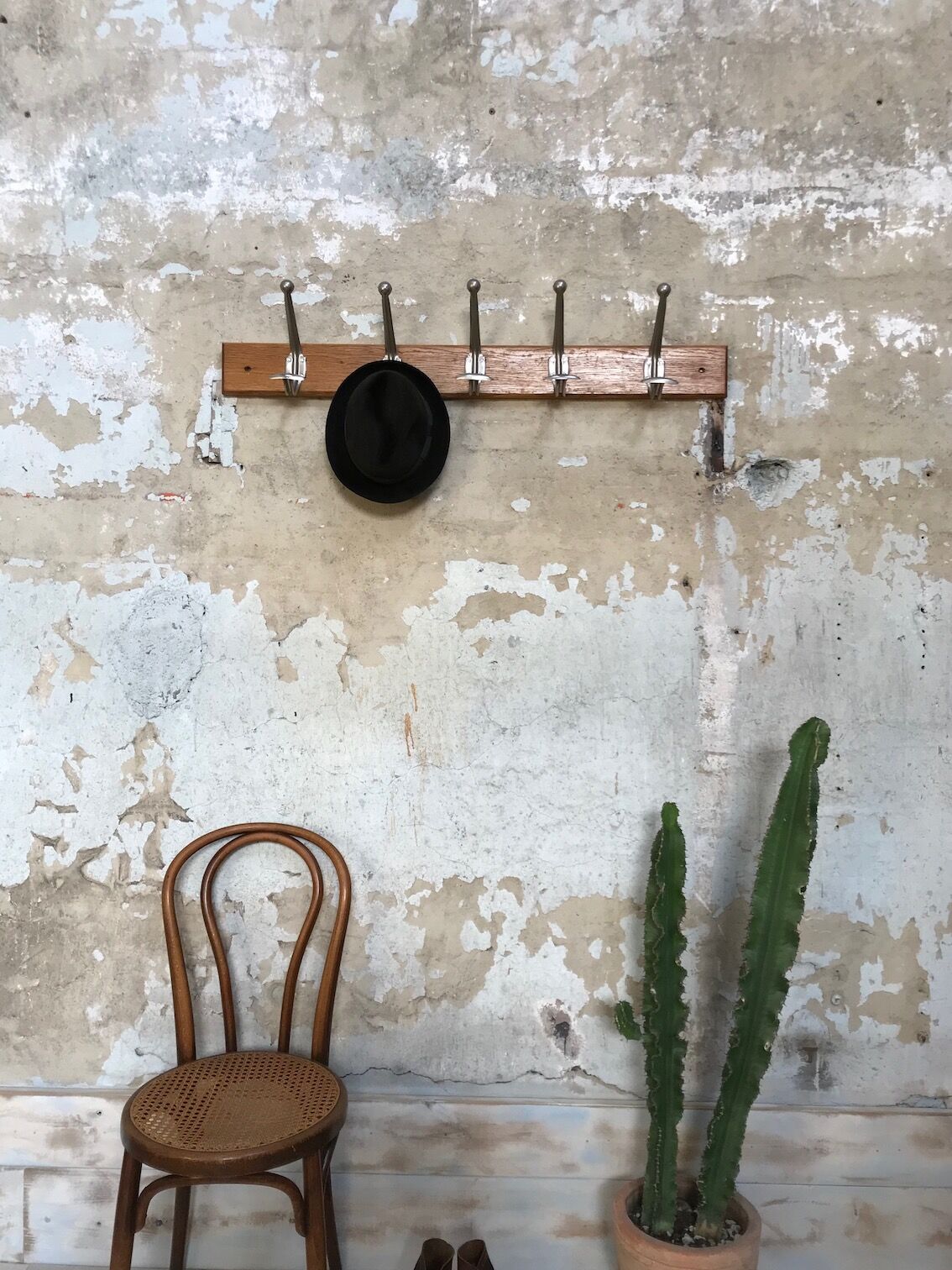 Coat door 5 patères