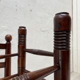 Chair in beech and straw