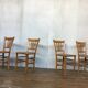 Série de 6 chaises bistrot Baumann troquet brasserie parisienne