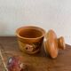 Saint-Amand stoneware sugar bowl, Rimini model.