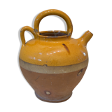 Old glazed ceramic jug