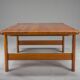 Table basse danoise en teck attribuée à Niels Bach, années 1960