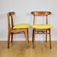 Hałas vintage chair yellow vintage - set of 4