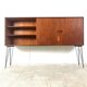 Mid century teak highboard by Oswald Vermaercke, 1950s