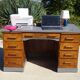 Vintage oak desk