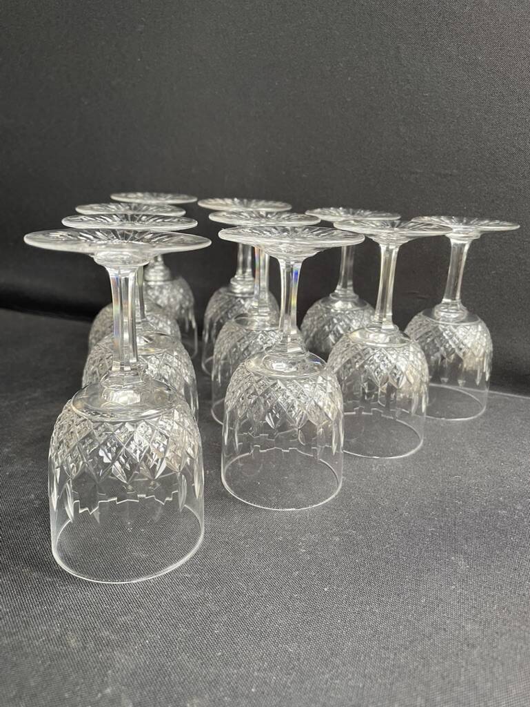 10 Baccarat port glasses size 5475