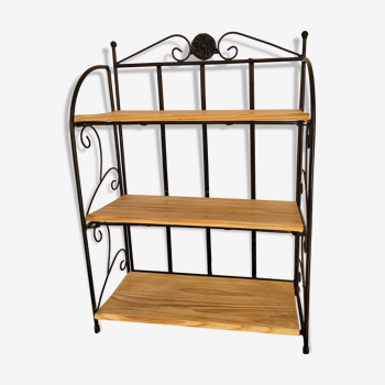 Wrought iron shelf