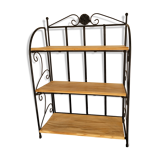 Wrought iron shelf