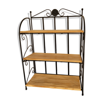 Wrought iron shelf