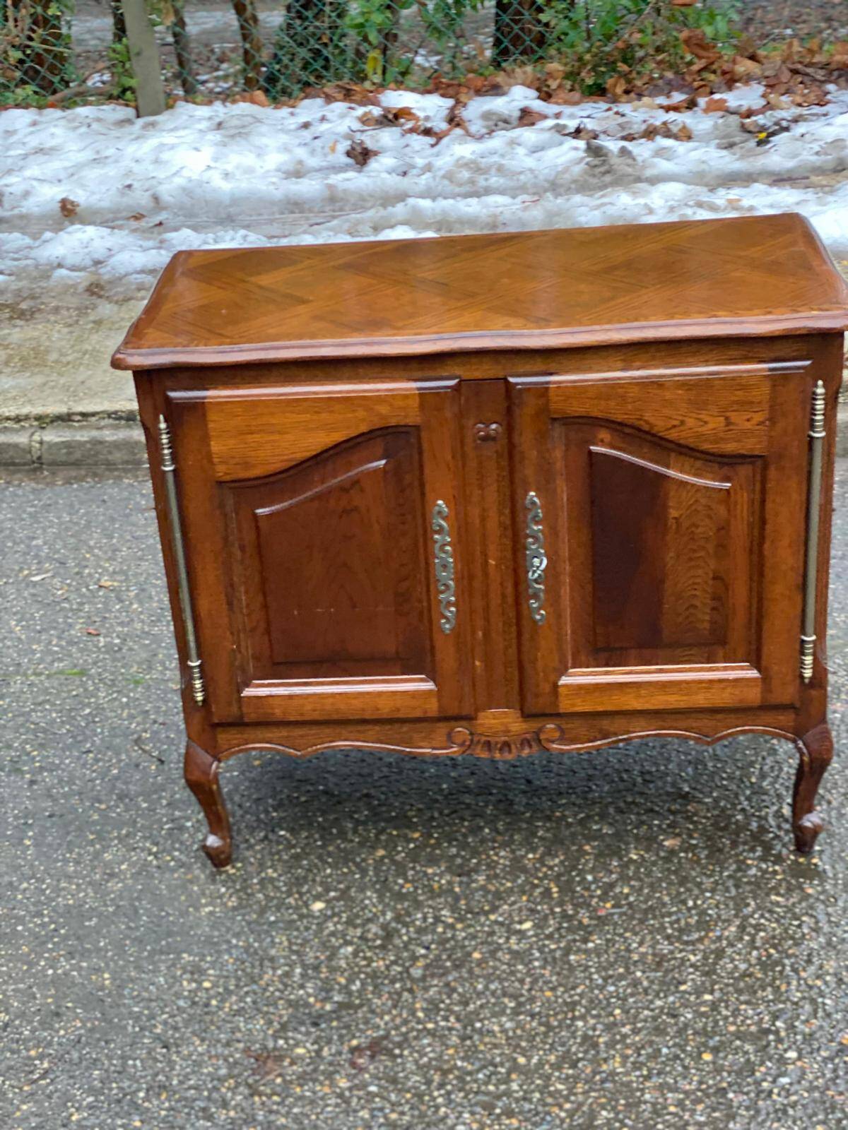 Louis XX buffet in solid wood from the 20th century
