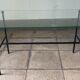 French coffee table by Pierre Guariche, published by Steiner, in glass and steel.