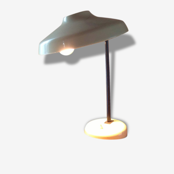 Lampe de Bureau type soucoupe, design industriel, années 1950-1960