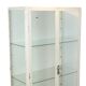 Old metal pharmacy cabinet medicine cupboard glass industrial 1950s