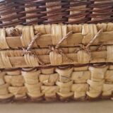 Rattan suitcase, 1950s