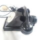 Rotating black bakelite rotary phone french france vintage U43