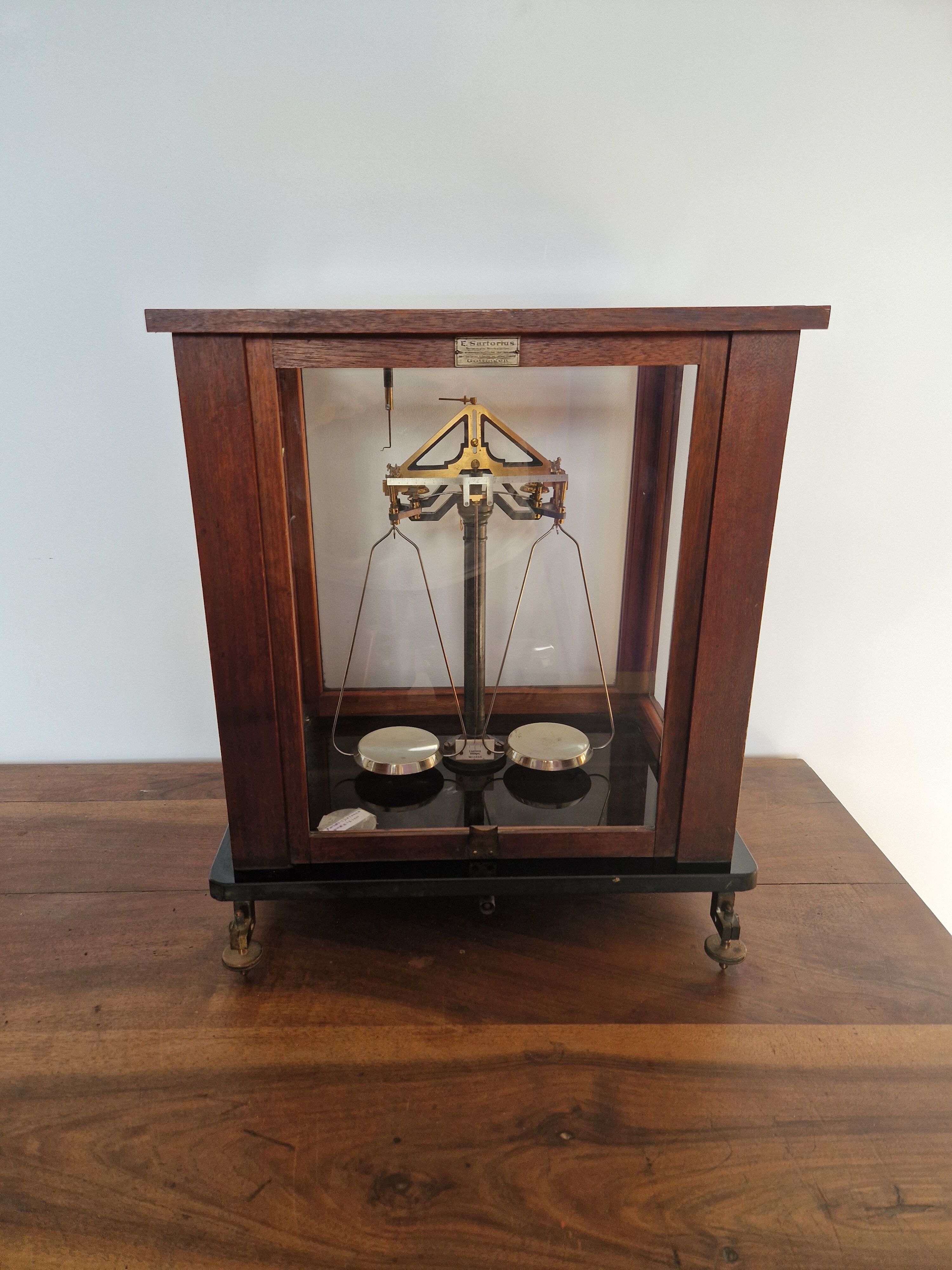 Old laboratory balance by F.Sartorius Göttingen