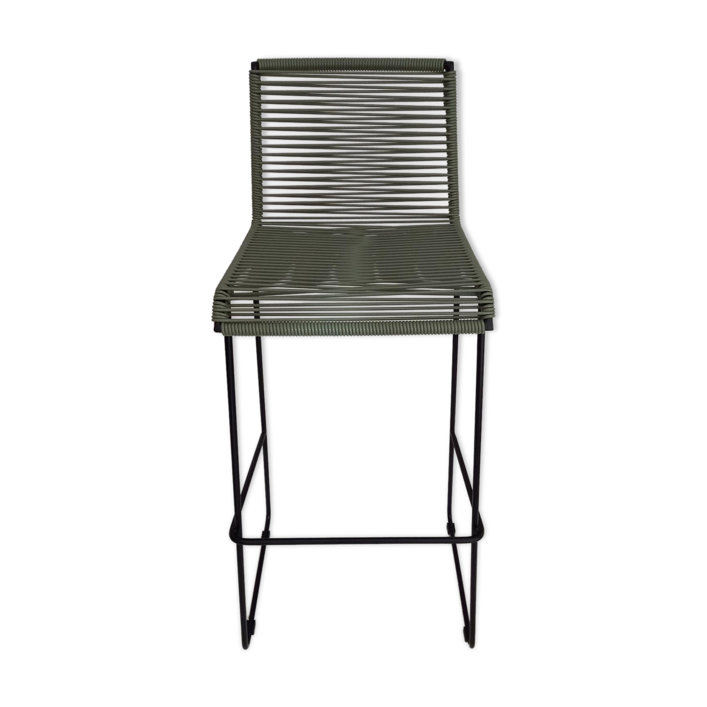 Olive green cenote bar stool