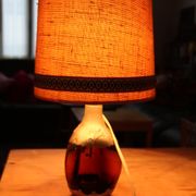 Seventie's bottle foot lamp