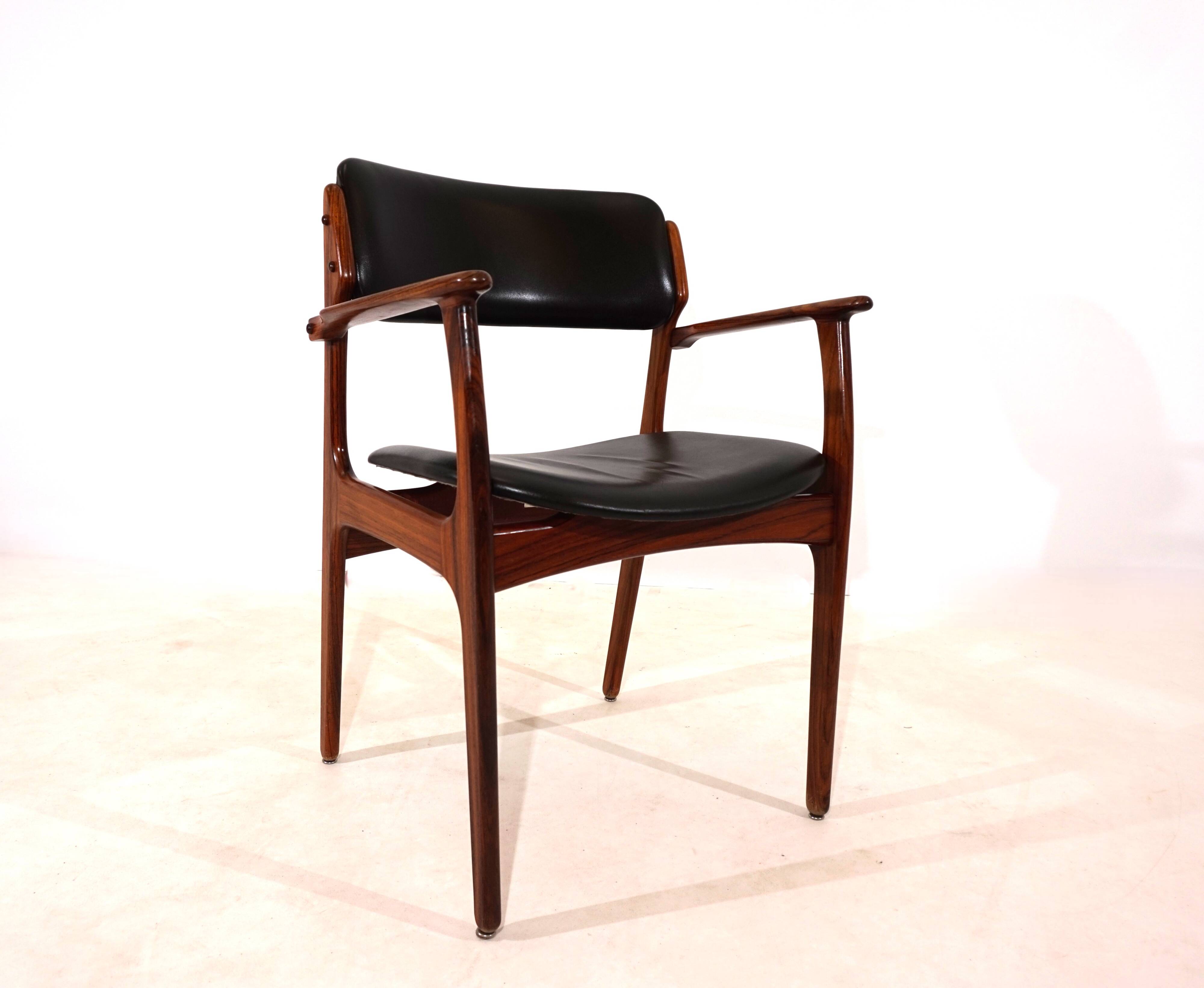Erik Buck lot de 4 chaises de salle à manger en palissandre OD 50 pour OD Mobler