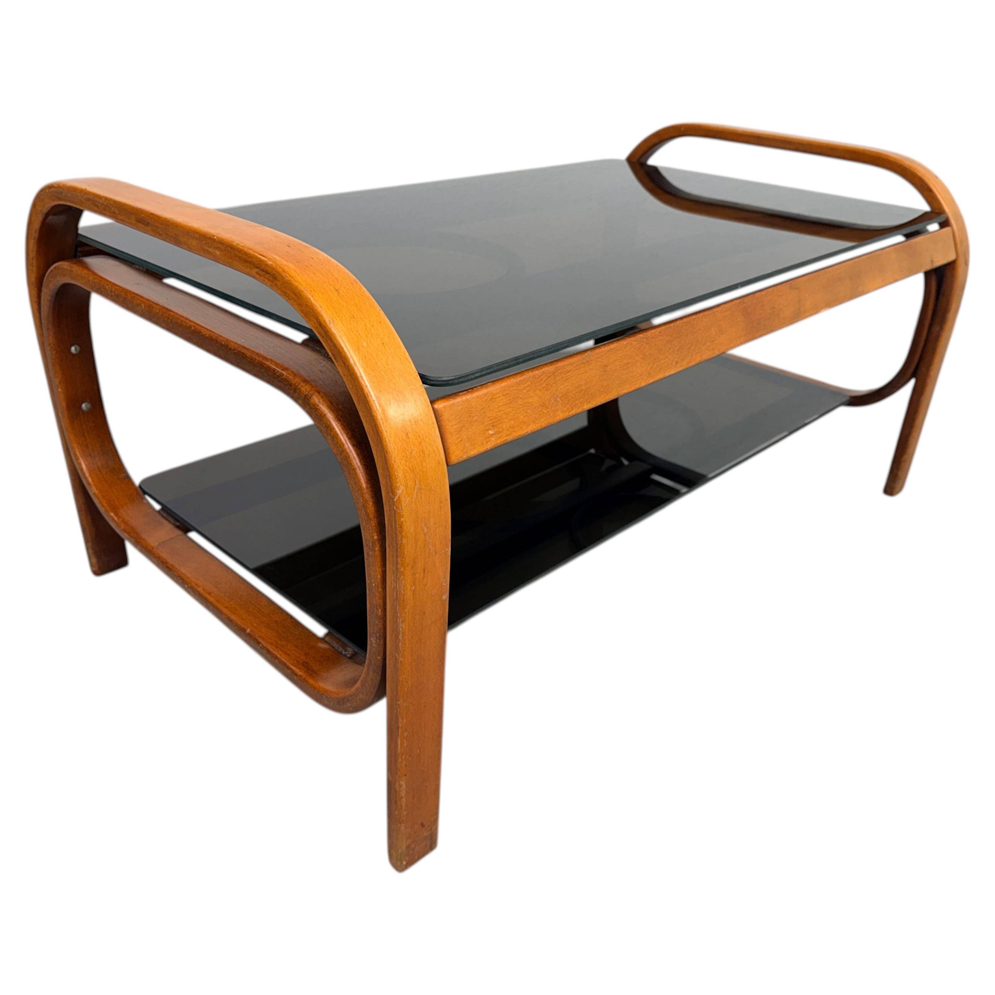 Mid-century modern coffee table by Thonet Debrecen.