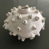 Artist's vase in raku