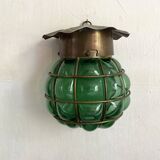 Marine lantern wall lamp in blown glass