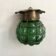 Marine lantern wall lamp in blown glass