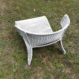 Rattan deckchair