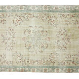 Anatolian handmade vintage rug 272 cm x 162 cm