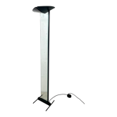 Lampadaire verre et métal 1980, Autograph