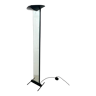 Glass and metal floor lamp 1980, Autograph