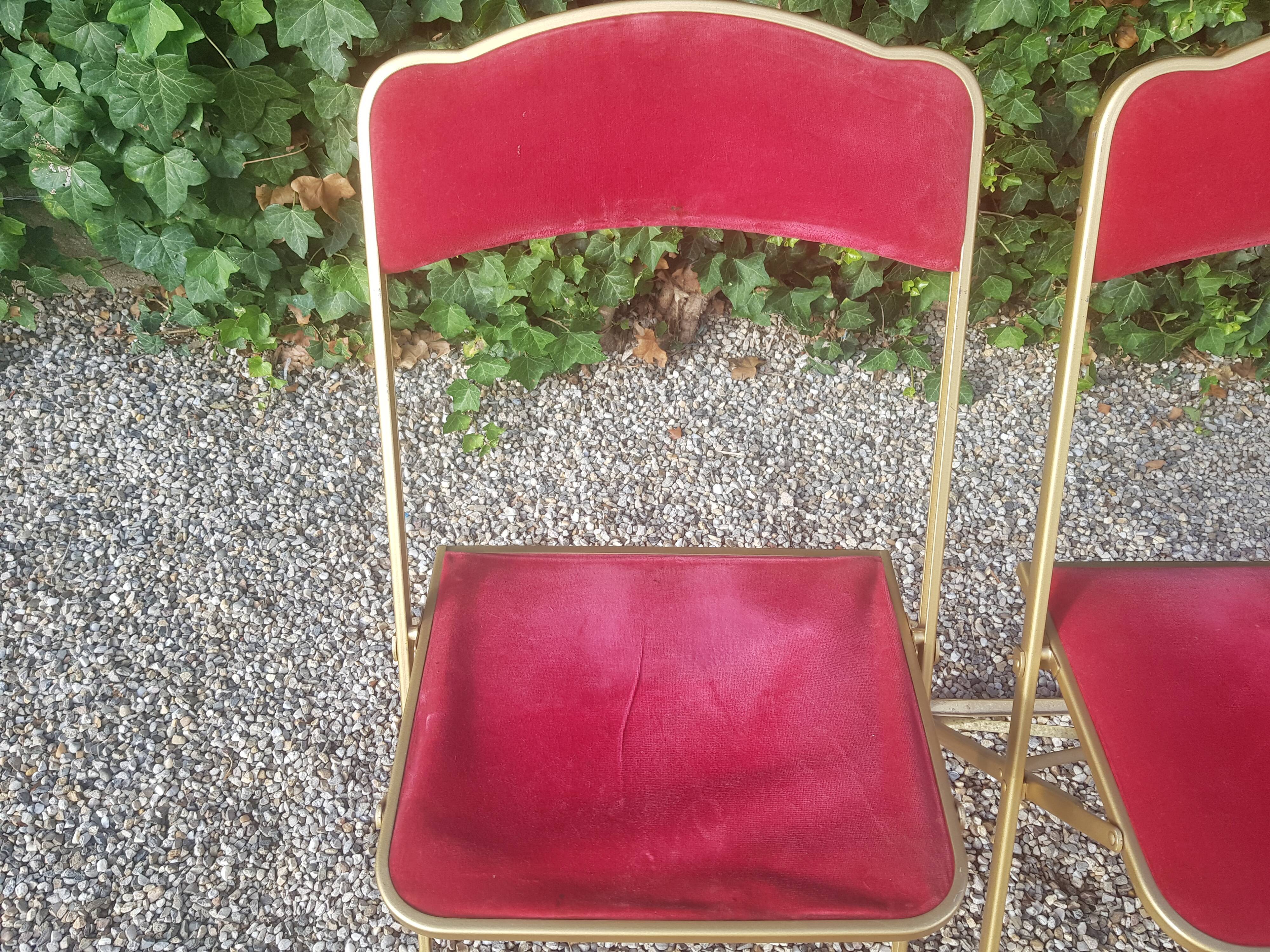 Pair of folding chairs