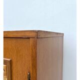 Vintage rattan cabinet