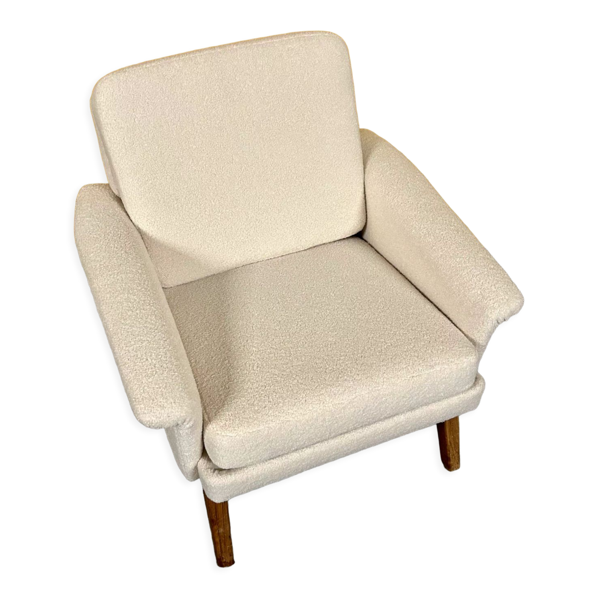 Danish vintage low back armchair 1960