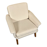 Danish vintage low back armchair 1960