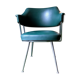 Fauteuil en skai vert
