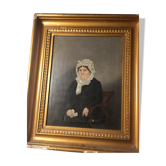 Portrait de Dame Bourgeoise Anglaise