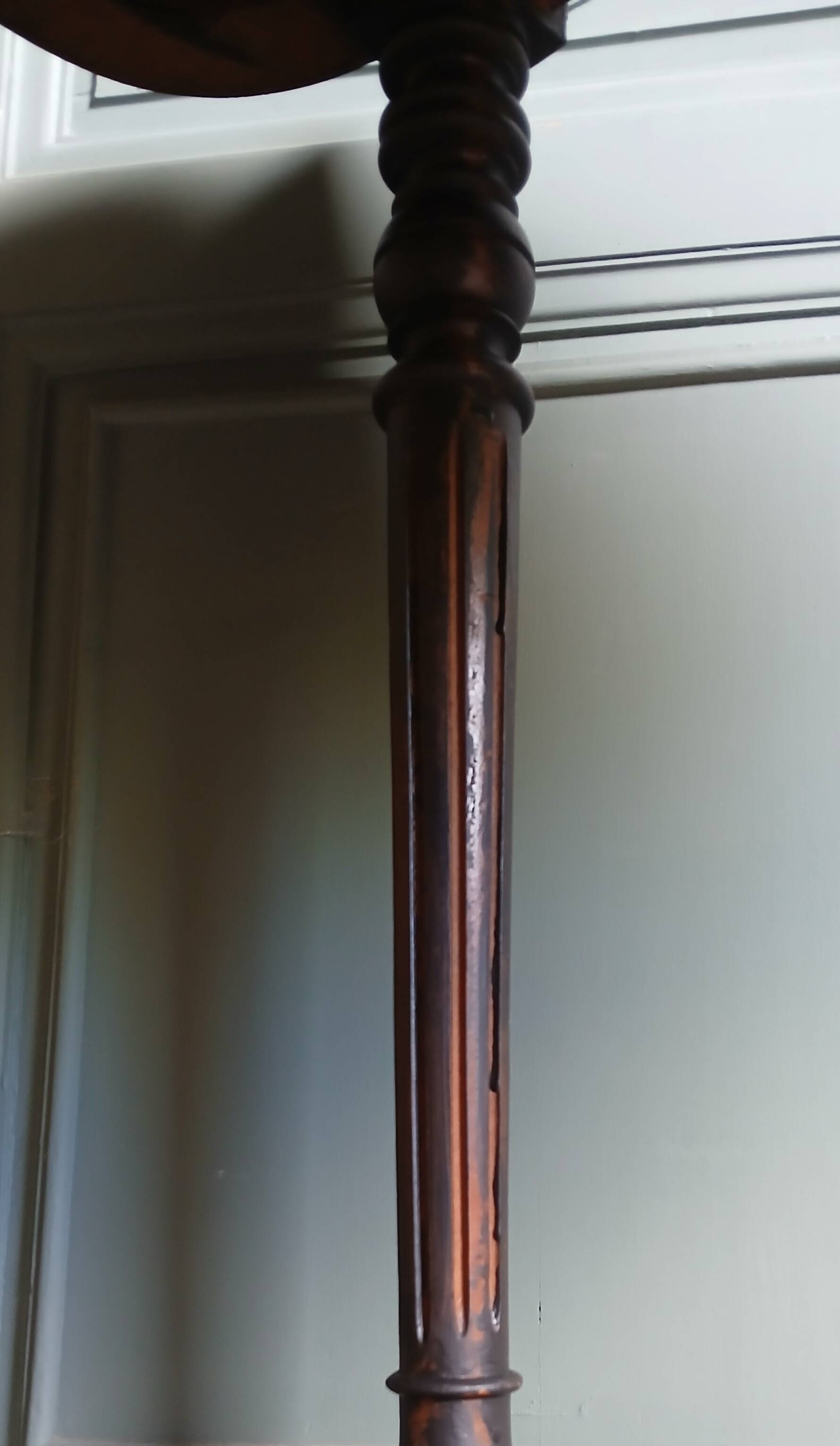 Table de milieu, bureau Napoléon III en bois massif 19ème siècle