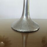 Modernist free-form candle holder in cast aluminum 1970